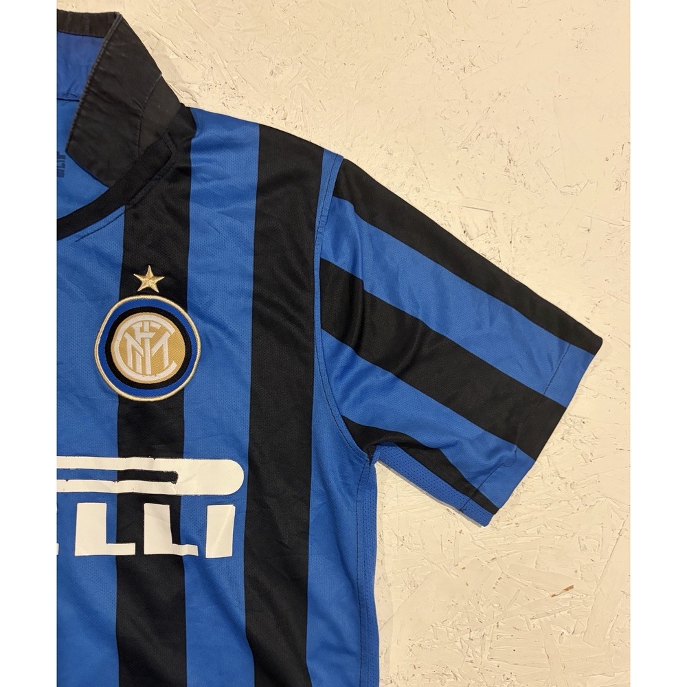 Nike‎ Inter Milan 2015-16 Home Jersey Official Football Kit Size S Blue Striped - Picture 5 of 12